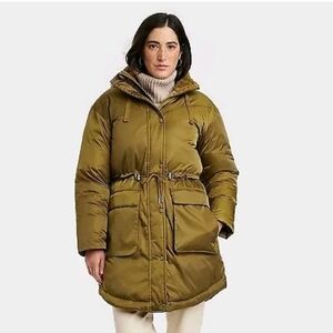 Universal Thread Women's Arctic Parka With Hood Green
